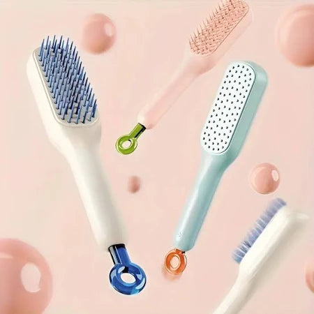 Self-Cleaning Anti-Static Hair Brush – For Smooth, Tangle-Free, Healthy Hair